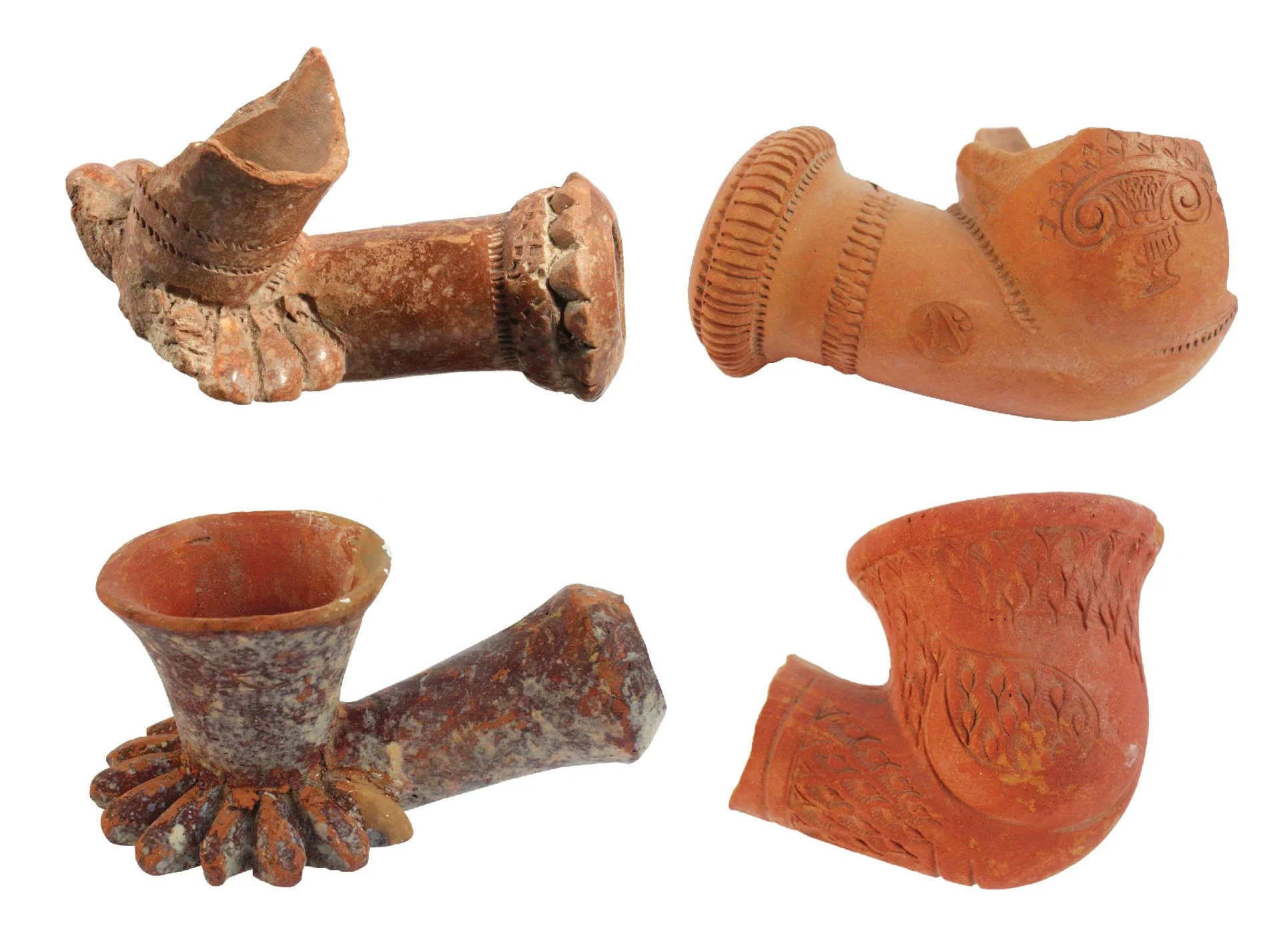 Керамички лули, XVII-XVIII век