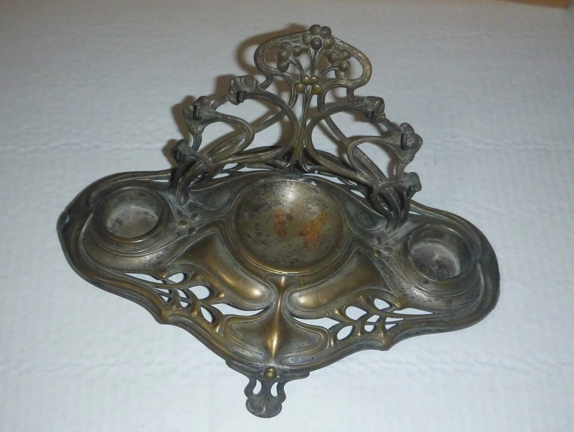 Мастилница, метал, крај на 19-ти, почеток на 20-ти век