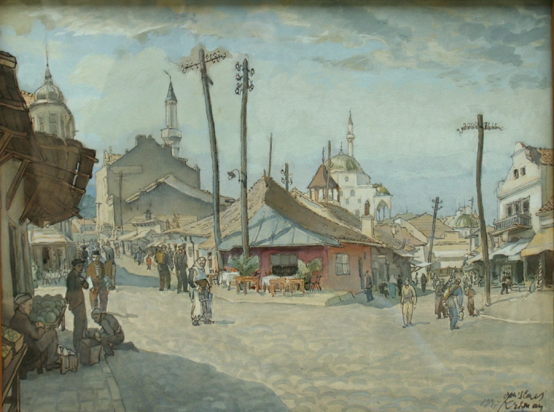 Старо Скопје, 1947 година, Томислав Кризман